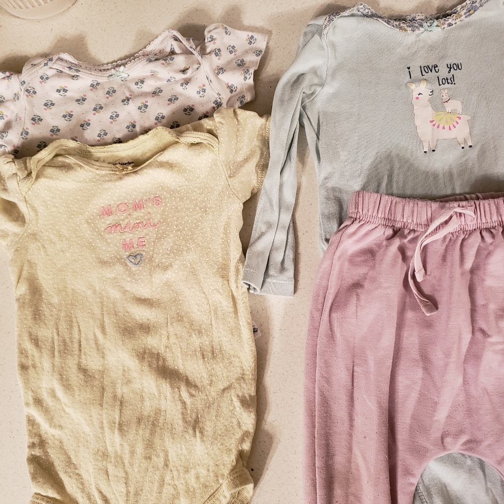 Carters Tops and Old Navy Pants